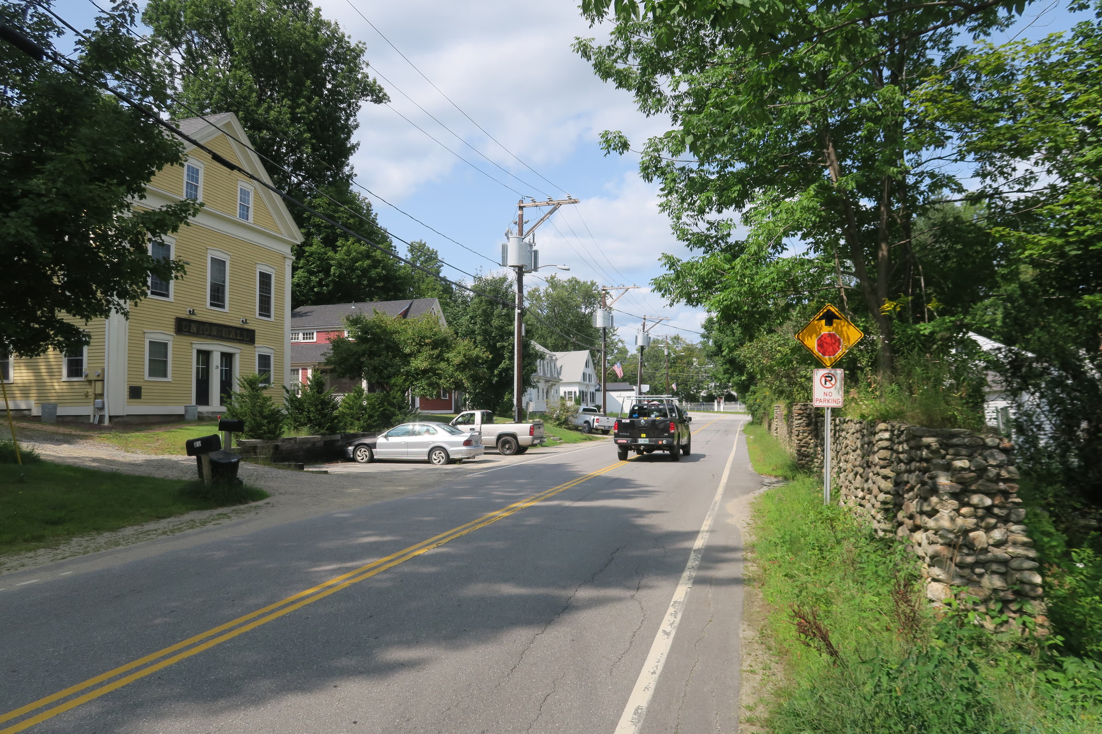 Main Street in the New Ipswich Center Village Historic District, New Hampshire